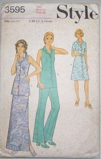 STYLE SEWING PATTERN 3595