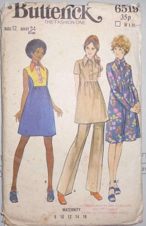 BUTTERICK PATTERN 6519
