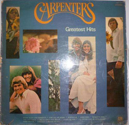 CARPENTERS GREATEST HITS VINYL LP RECORD