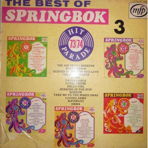 THE BEST OF SPRINGBOK HIT PARADE 73/74 VOL 3 VINYL LP RECORD