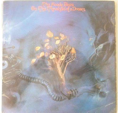 THE MOODY BLUES ON THE THRESHOLD OF A DREAM VINYL LP RECORD