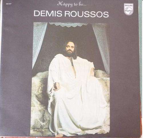 HAPPY TO BE ... DEMIS ROUSSOS VINYL LP