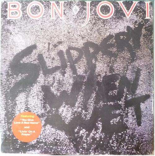 BON JOVI SLIPPERY WHEN WET VINYL LP