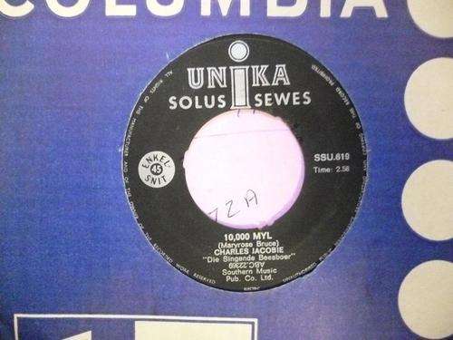 CHARLES JACOBIE 7 SINGLE 10,000 MYL/ROSE IS ROOI