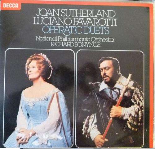 JOAN SUTHERLAND, LUCIANO PAVAROTTI OPERATIC DUETS VINYL LP