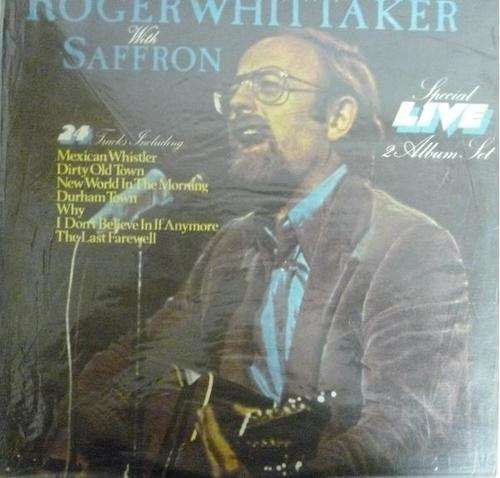 ROGER WHITTAKER WITH SAFFRON DOUBLE VINYL LP