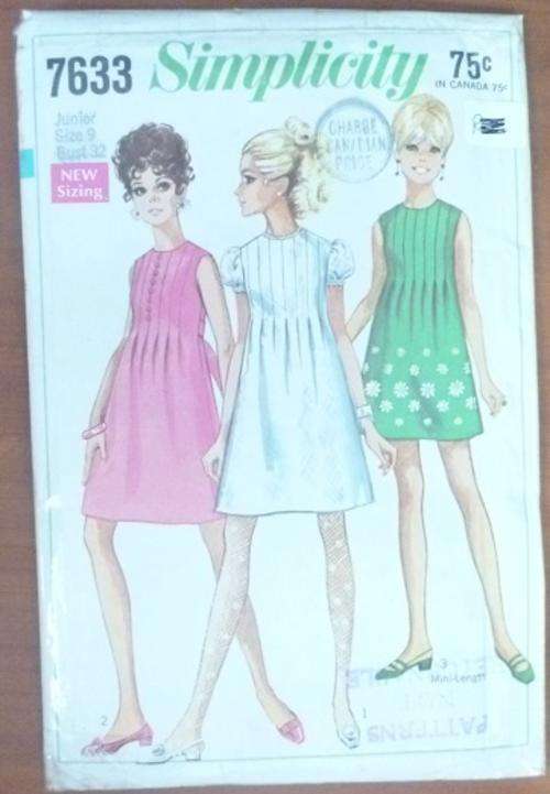 SIMPLICITY PATTERN 7633 SIZE 9