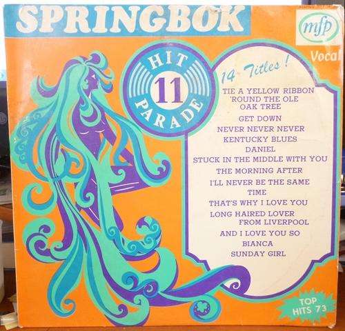 SPRINGBOK HIT PARADE 11 -- VINYL LP