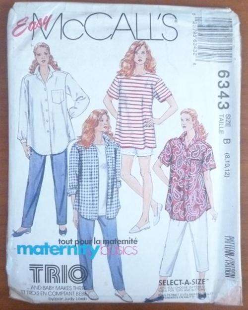 MCCALLS PATTERN 6343 SIZE 8-12