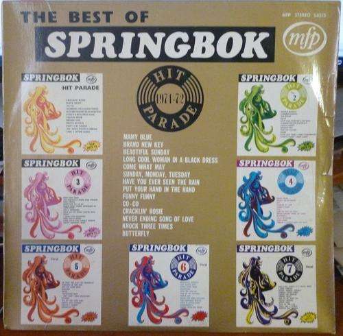 THE BEST OF SPRINGBOK 71/72 -- VINYL LP