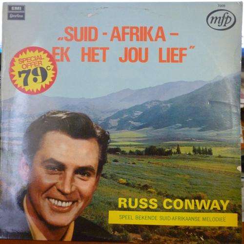 RUSS CONWAY -- SUID AFRIKA EK HET JOU LIEF -- VINYL LP