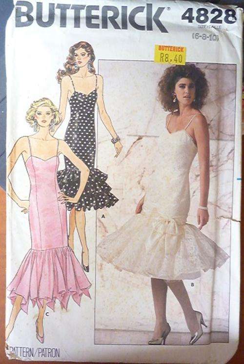 BUTTERICK PATTERN 4828 SIZE 6-10