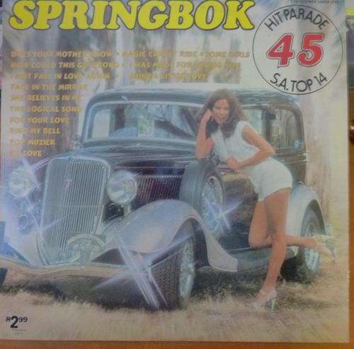 SPRINGBOK HIT PARADE 45 -- VINYL LP