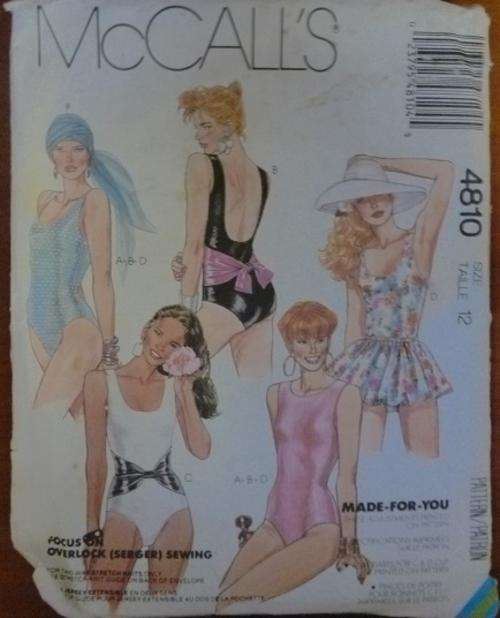 McCALLS PATTERN 4810 SIZE 12