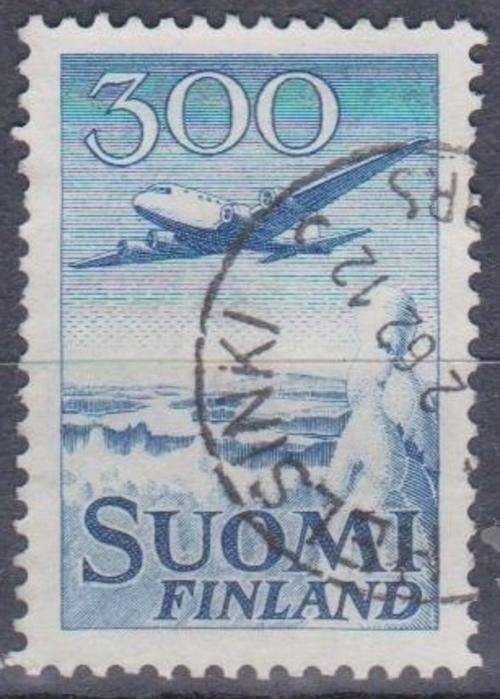 THEMATIC AIRCRAFT FINLAND USED 1958 CV R10.90