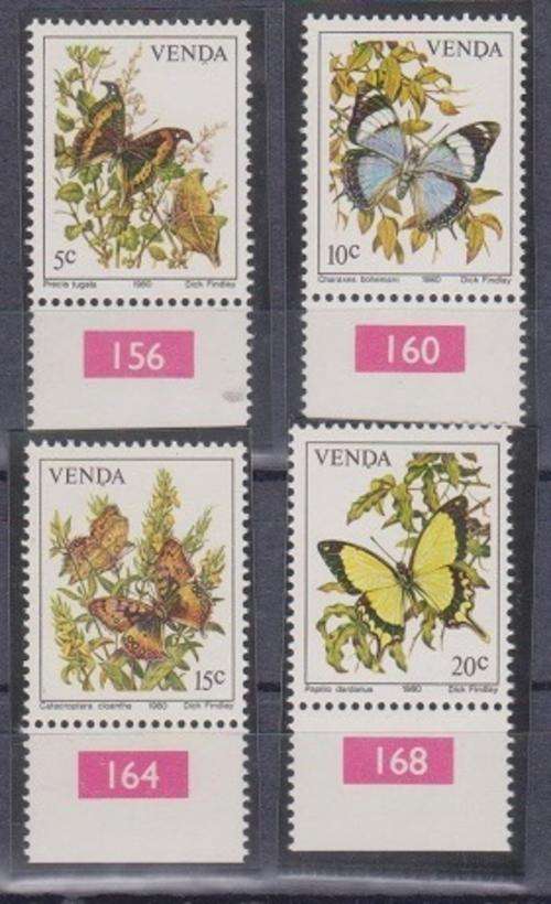 THEMATIC BUTTERFLY VENDA MNH