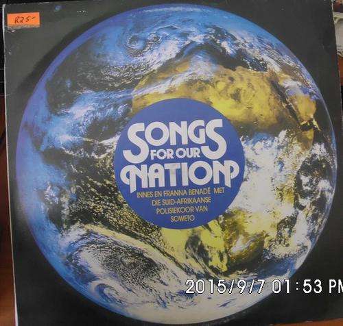 DIE SUID-AFRIKAANSE POLIESIEKOOR VAN SOWETO -- SONGS FOR OUR NATION -- VINYL LP