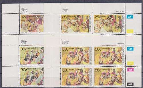 BOPHUTHATSWANA CONTROL SET EASTER SACC 140-143