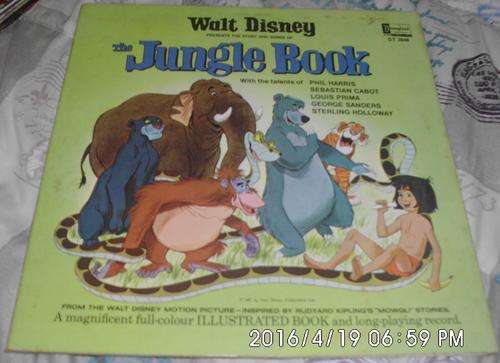 Walt Disney The Jungle Book Vinyl/LP