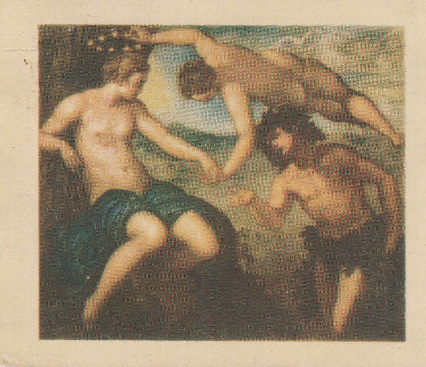 CIGARETTE CARD FAMOUS WORKS OF ART NO 25