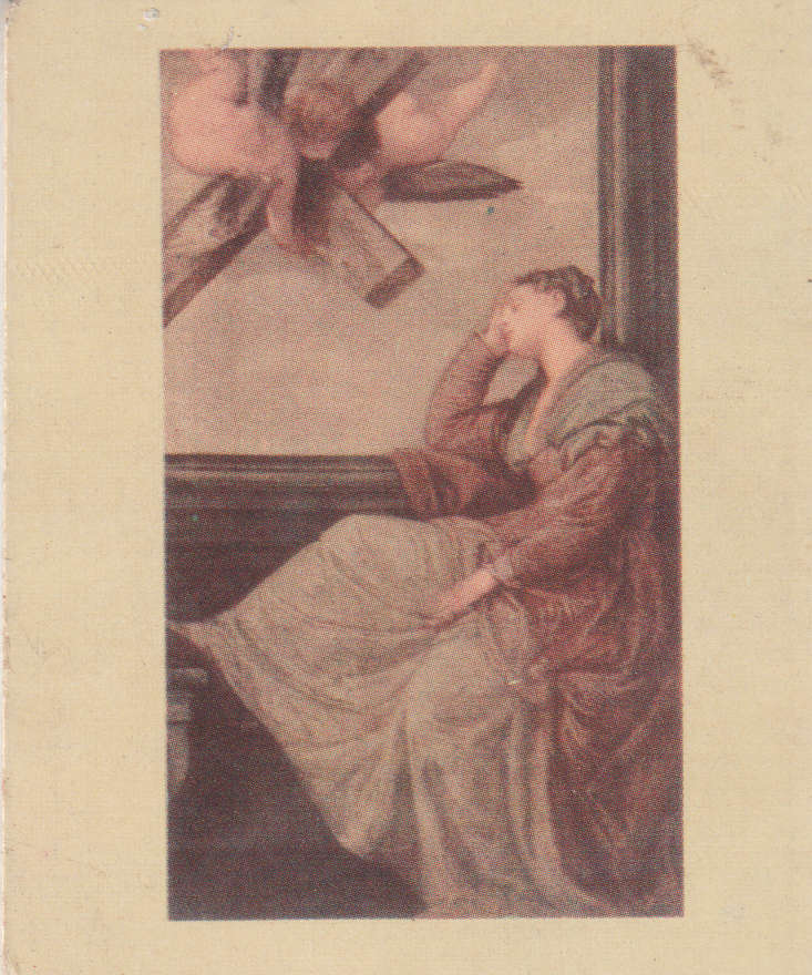 CIGARETTE CARD FAMOUS WORKS OF ART NO 27