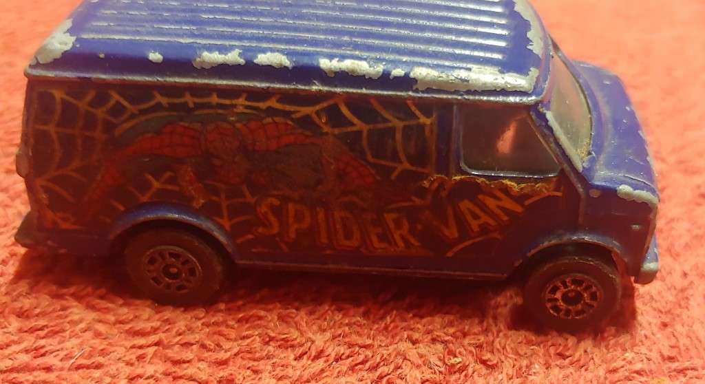 CORGI JUNIOR SPIDER VAN AS SHOWN SPIDERMAN
