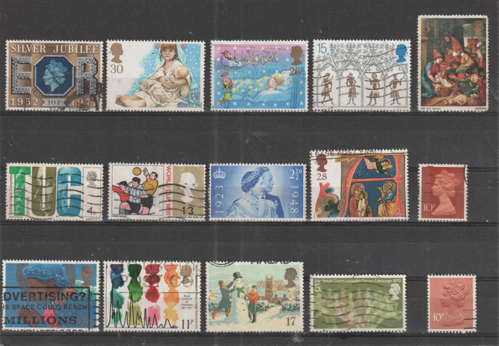 GB SELECTION BID PER STAMP TO TAKE ALL CARD EXCLUDED