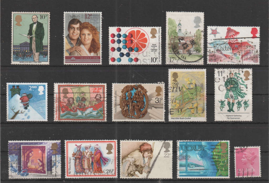 GB SELECTION BID PER STAMP TO TAKE ALL CARD EXCLUDED