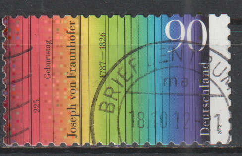 GERMANY 2012 The 225th Anniversary of the Birth of Joseph von FraunhoferULH SG 3755