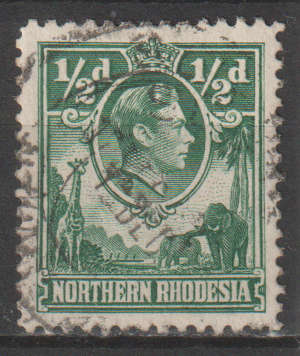 NORTHERN RHODESIA   1938 King George VI  SACC 25