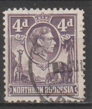 NORTHERN RHODESIA   1938 King George VI  SACC 36 ULH