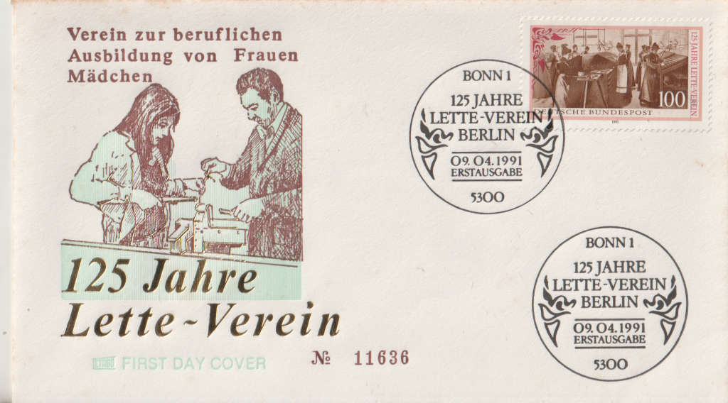 GERMANY 1991 The 200th Anniversary of the Song Academy in Berlin FDC SG 2370