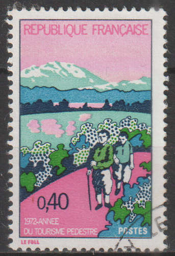 FRANCE 1972 Walking Tourism Year ULH SG 1973