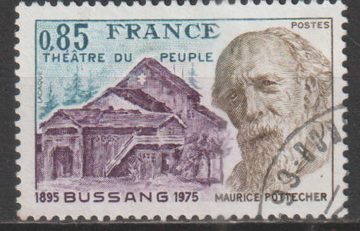 FRANCE 1975 The 80th Anniversary of Peoples Theatre - Bussang ULH SG 2085