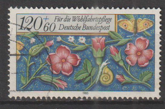 GERMANY 1985 Charity Stamps - Flowers ULH SG 2110