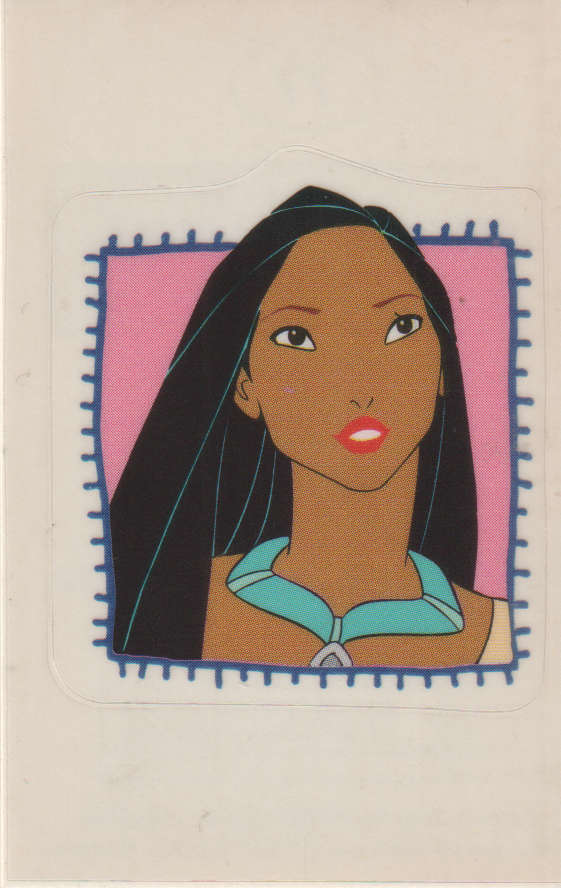 PANINI POCAHONTAS COLLECTABLE STICKERS #77