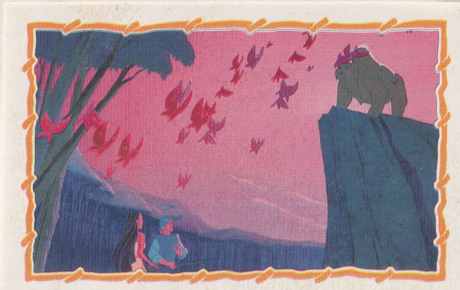 PANINI POCAHONTAS COLLECTABLE STICKERS #156