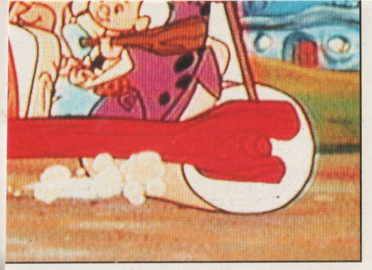 PANINI FLINTSTONES COLLECTABLE STICKER #182