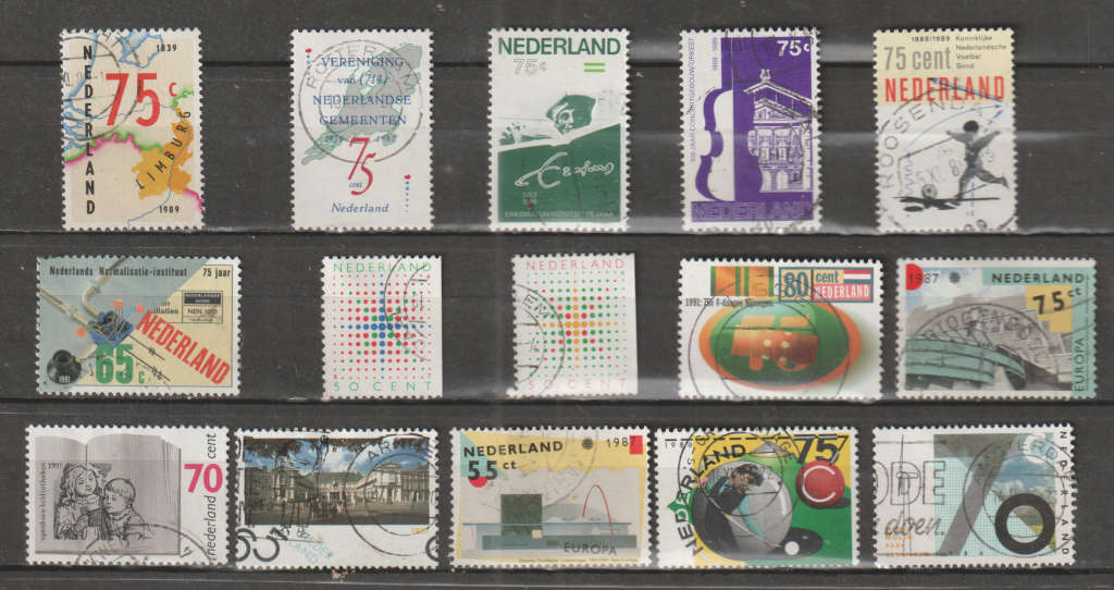 NETHERLANDS SELECTION BID PER STAMP TO TAKE ALL CARD EXCLUDED