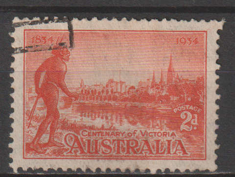 AUSTRALIA 1934 The 100th Anniversary of the Colonization of Victoria ULH SG 147