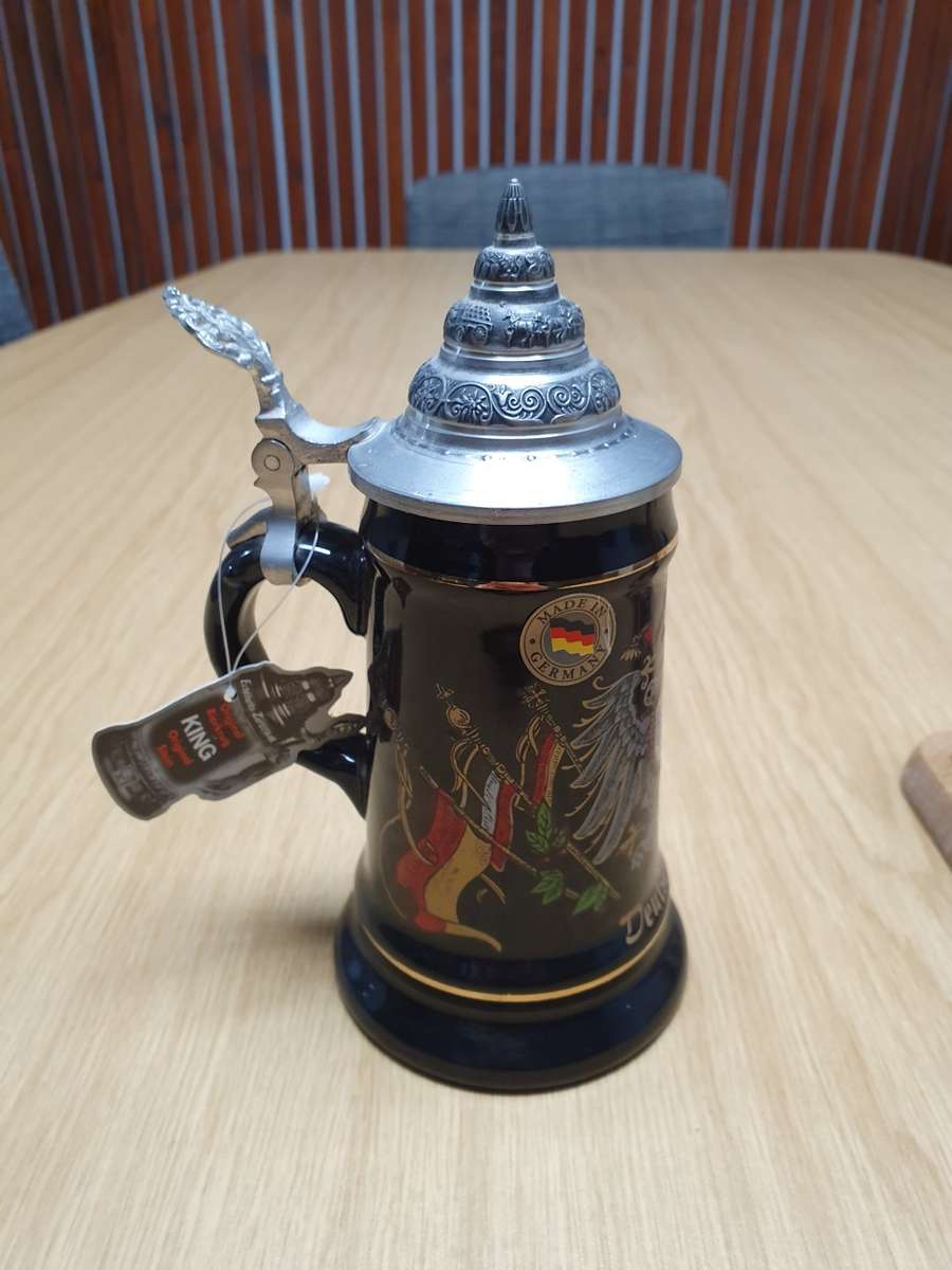 Beer Stein & drinking ball glass