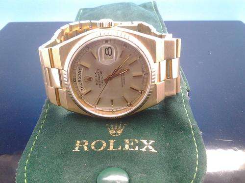 rolex solid 18k