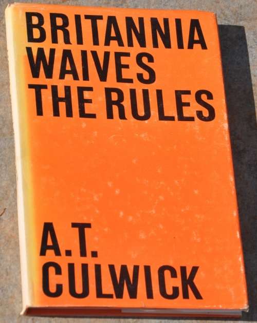 BRITANNIA WAIVES THE RULES - brilliant Africana collectible in excellent condition