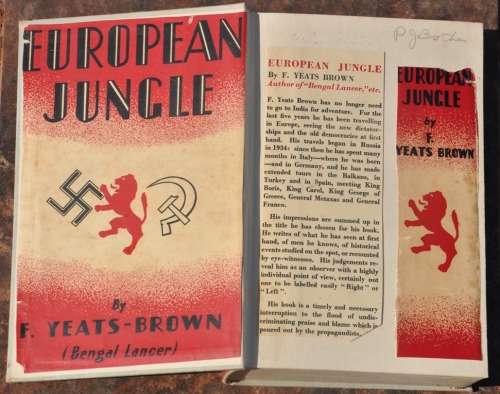 EUROPEAN JUNGLE first edition 1939