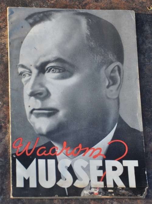 VINTAGE COLLECTIBLE IN DUTCH Waarom Mussert?