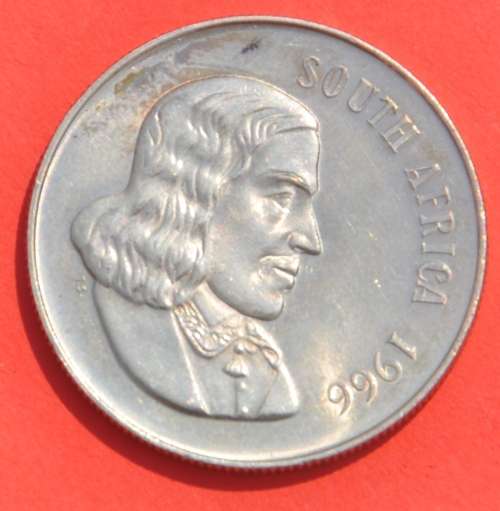 R1 1966 English - unc condition! - STUNNING SOUTH AFRICAN SILVER INVESTMENT
