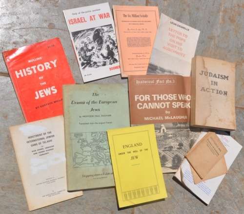 R1 Auction - No reserve NON-CONFORMIST LOT on FREEMASONRY ZIONIM JEWRY  et al your bid for all