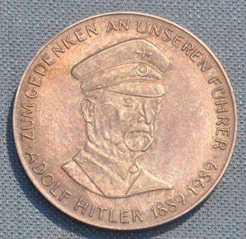 DEUTSCHES REICH - vintage Commemorative Medal Adolf Hitler - in excellent condition
