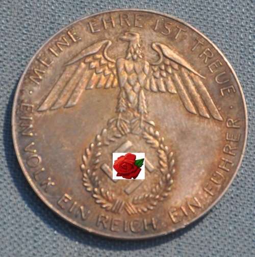 DEUTSCHES REICH - vintage Commemorative Medal Adolf Hitler - in excellent condition