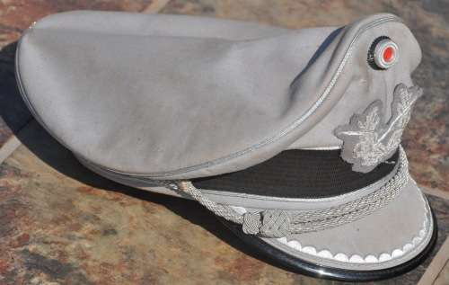 GERMAN VINTAGE MILITARY CAP FROM AN INFANTRY OFFICER